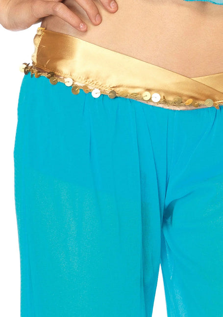 Princesse Jasmine Costume Bleu Ladies Leg Avenue