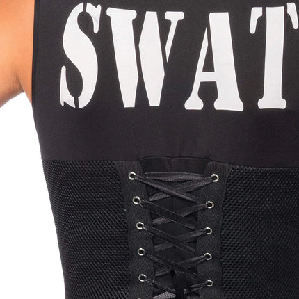 Swat Catsuit Black Women's Leg Avenue