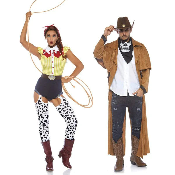 Costume de cow-boy Bodysuit pour dames Leg Avenue