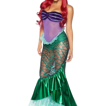 The Little Mermaid Dress Ladies Leg Avenue