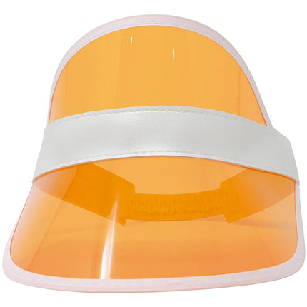 Neon 80S Zonneklep Oranje 25cm - Partywinkel - 8434077135785