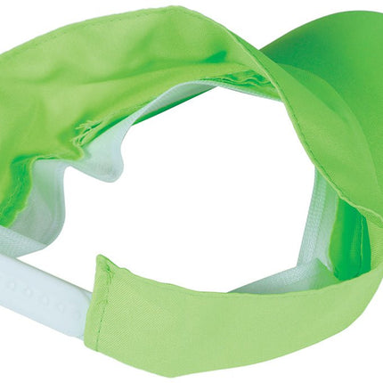 Neon Groene Zonneklep - Partywinkel - 8434077138144