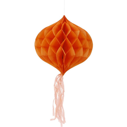 Oranje Honeycombs 30cm 3st - Partywinkel - 8714572243339