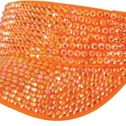 Oranje Zonneklep Steentjes - Partywinkel - 8434077138298