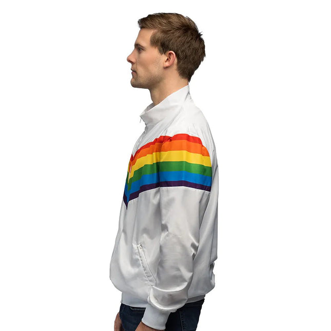 Trainingsjasje Vintage Rainbow Dude - Partywinkel - 8712026888808