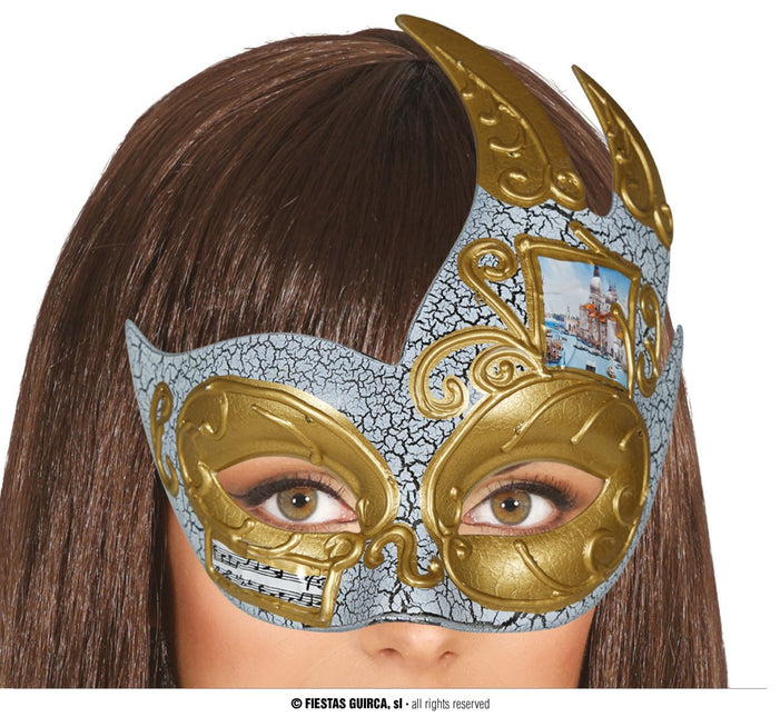 Venetiaans Oogmasker Goud - Partywinkel - 8434077120088