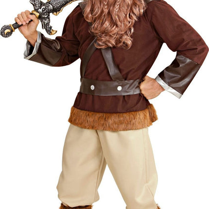 Costume de viking homme brun