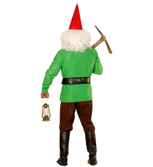 Costume de gnome vert