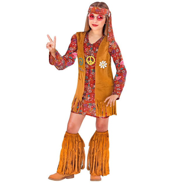 Costume de fille hippie des années 60