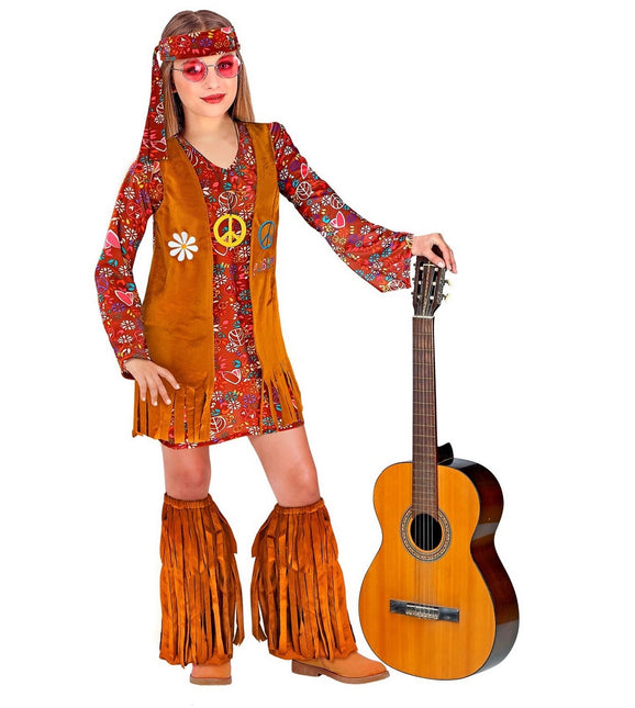 Costume de fille hippie des années 60