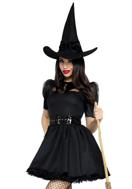 Robe d'Halloween Noir Dames Leg Avenue