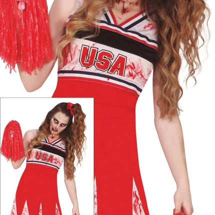 Zombie cheerleader - Partywinkel - 8434077779255