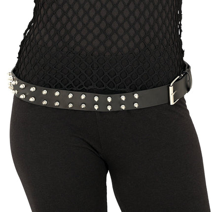 Zwarte Riem Stud 1,3m - Partywinkel - 8434077167854